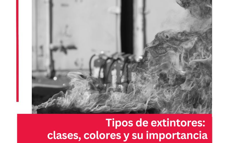 Tipos de extintores: clases, colores y su importancia