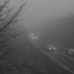 ¿Qué alumbrado antiniebla se debe encender en caso de niebla ligera?