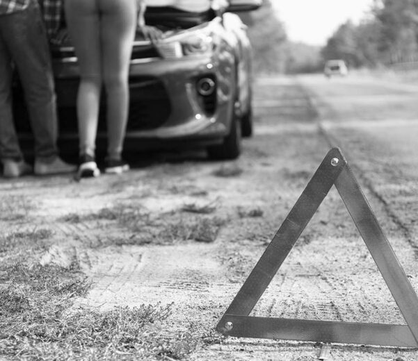 zona de frenado de emergencia